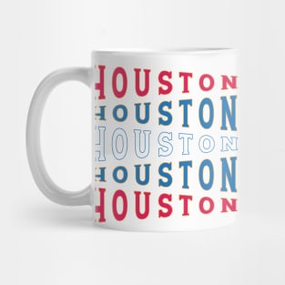 TEXT ART USA HOUSTON Mug